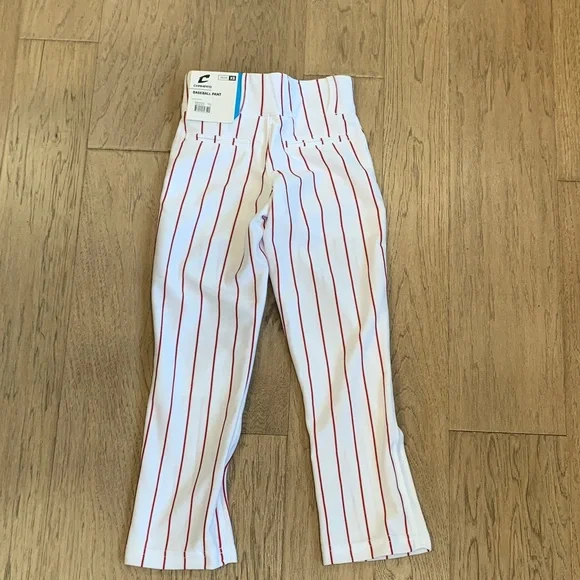 NWT Champro Sports Triple Crown Open Bottom Baseball Pants Pinstripes Size XS - Picture 4 of 5
